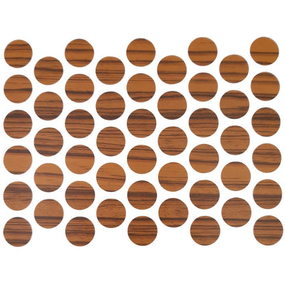 Screw cover caps Self-Adhesive - Olive 9/16 inch Furnica 