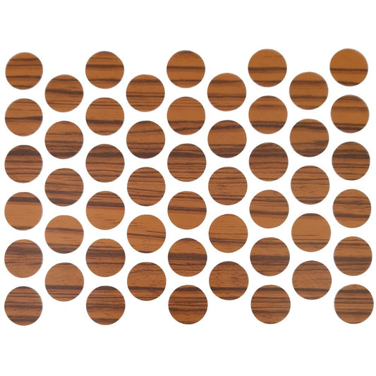 Screw cover caps Self-Adhesive - Olive 9/16 inch Furnica 