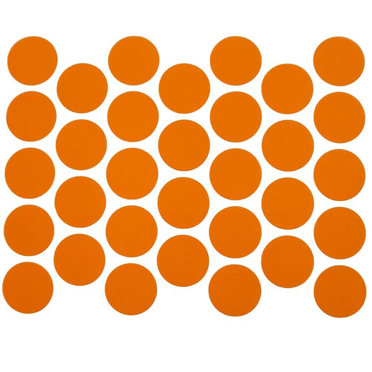Screw cover caps Self-Adhesive - Orange 11/16 inch Furnica 