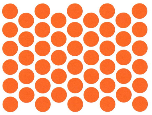 Screw cover caps Self-Adhesive - Orange 9/16 inch NTP 