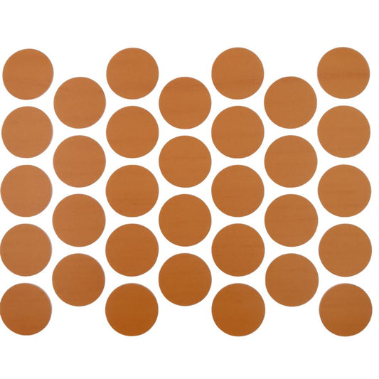 Screw cover caps Self-Adhesive - Pear 11/16 inch Furnica 