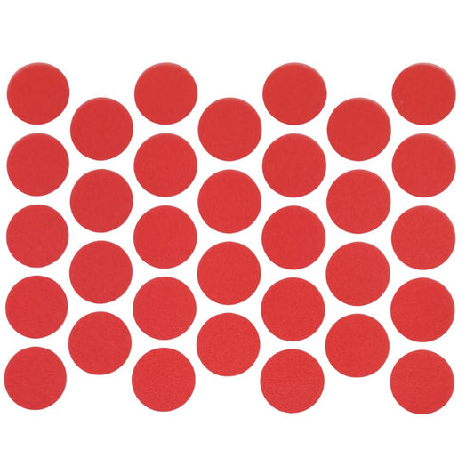 Screw cover caps Self-Adhesive - Red 11/16 inch Furnica 