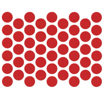 Screw cover caps Self-Adhesive - Red 9/16 inch NTP 