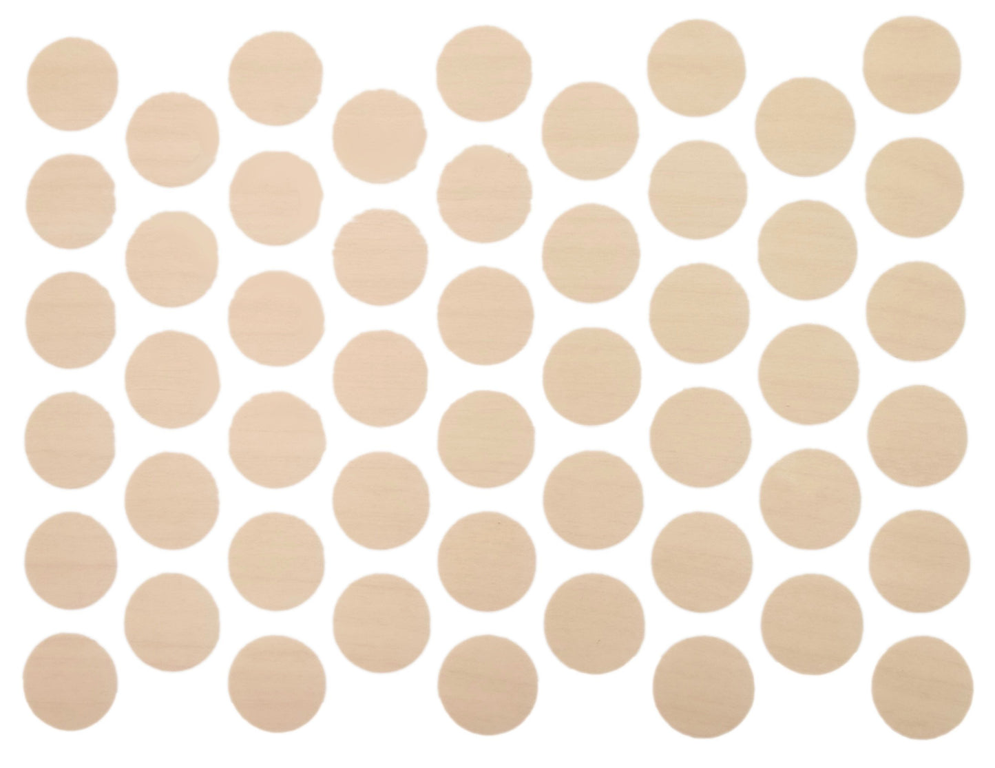 Screw cover caps Self-Adhesive - Soft Maple 9/16 inch Furnica 