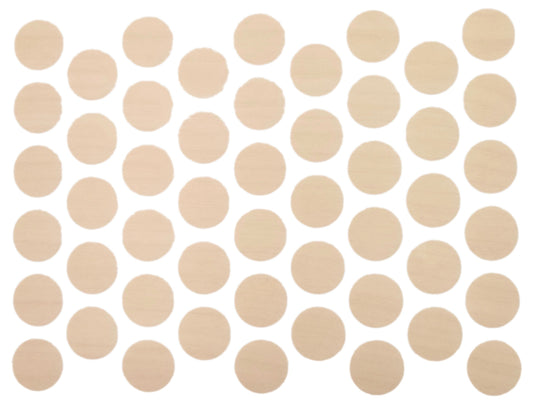 Screw cover caps Self-Adhesive - Soft Maple 9/16 inch Furnica 