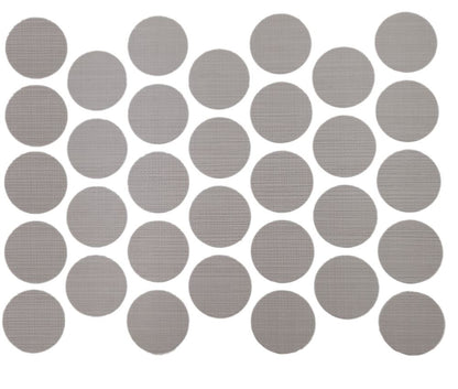 Screw cover caps Self-Adhesive - Trend Grey 11/16 inch Furnica 