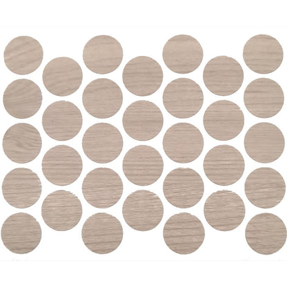 Screw cover caps Self-Adhesive - White Pine 11/16 inch Furnica 