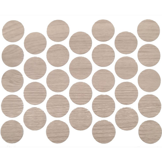Screw cover caps Self-Adhesive - White Pine 11/16 inch Furnica 