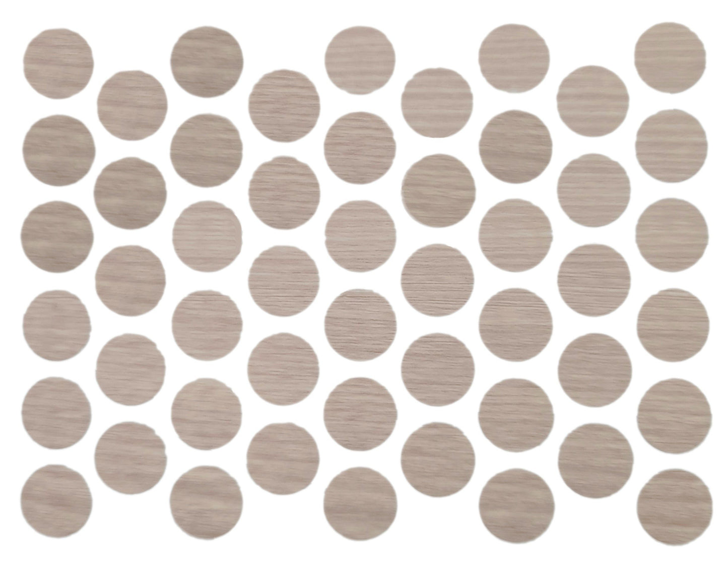 Screw cover caps Self-Adhesive - White Pine 9/16 inch Furnica 