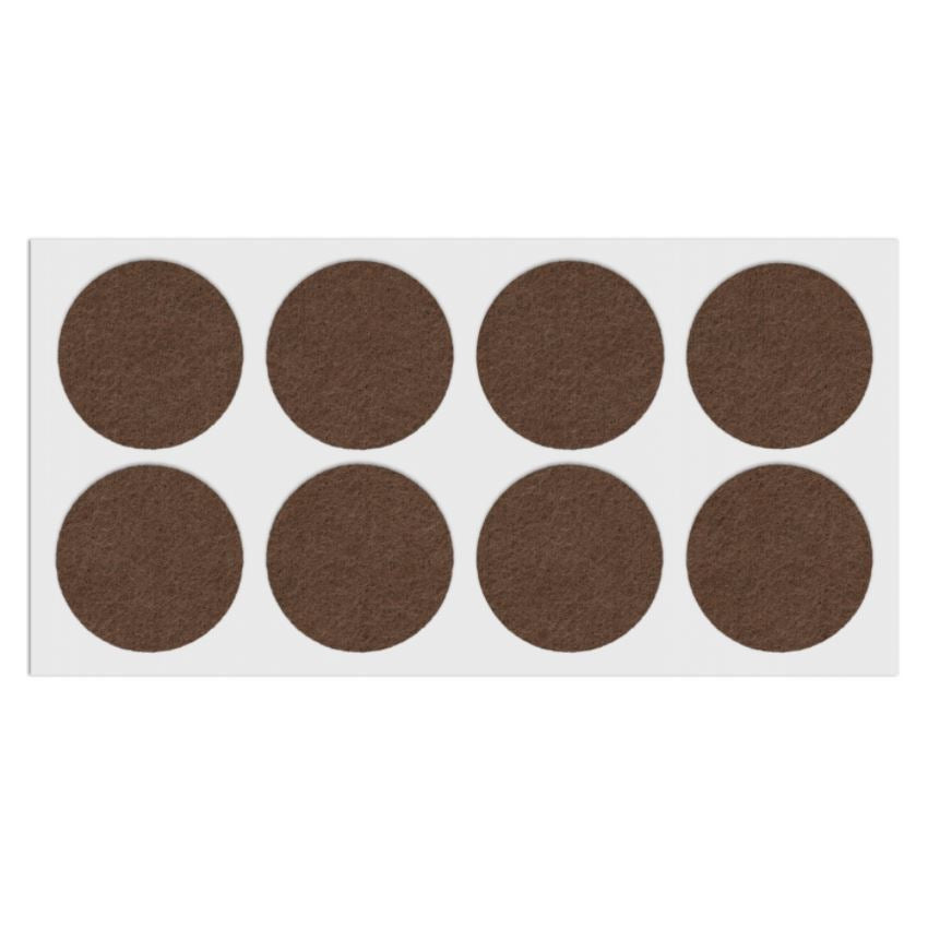 Self-Adhesive Felt Pad 1-15/16 inch NTP Brown 