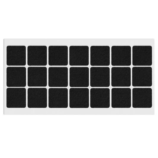 Self-Adhesive Felt Pad 1-3/16x1-3/16 inch NTP Black 