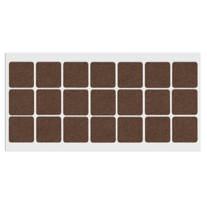 Self-Adhesive Felt Pad 1-3/16x1-3/16 inch NTP Brown 