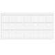 Self-Adhesive Felt Pad 1-3/16x1-3/16 inch White NTP 
