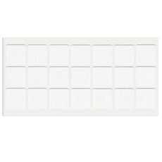 Self-Adhesive Felt Pad 1-3/16x1-3/16 inch White