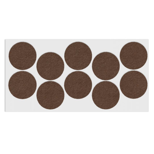 Self-Adhesive Felt Pad 1-3/4 inch NTP Brown 