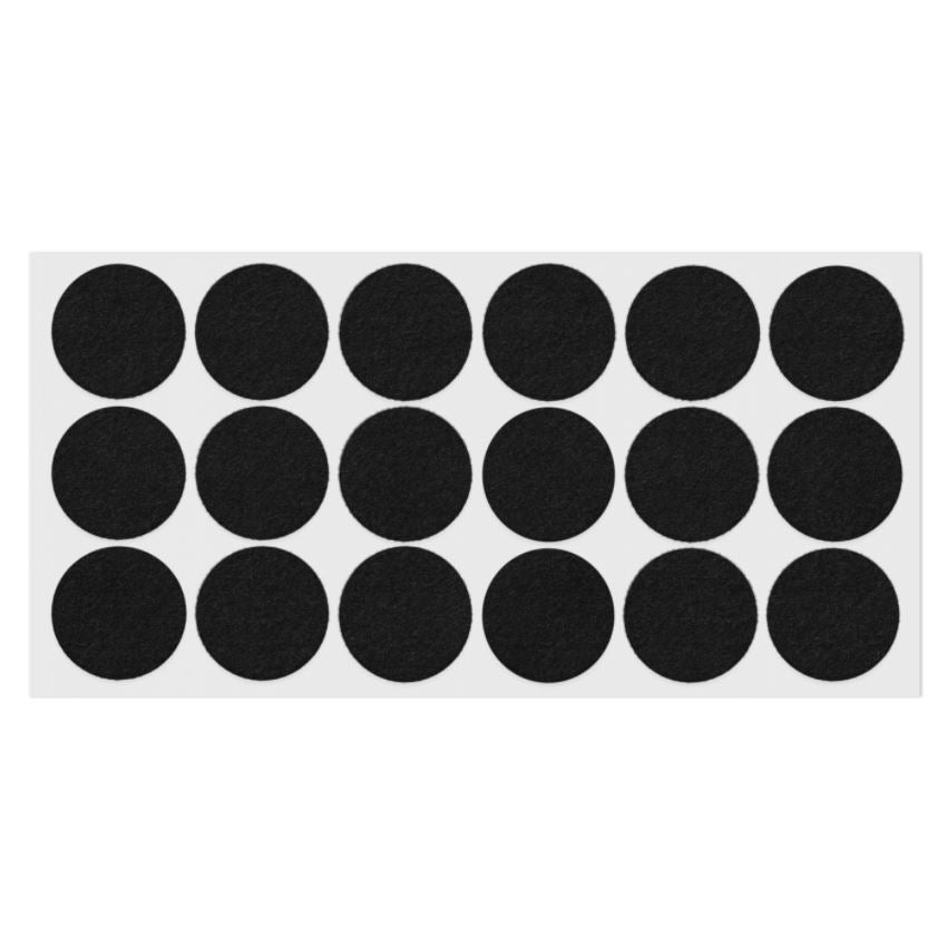 Self-Adhesive Felt Pad 1-3/8 inch NTP Black 