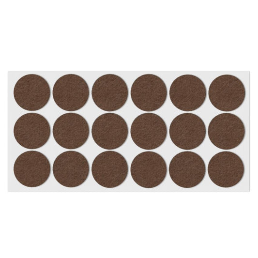 Self-Adhesive Felt Pad 1-3/8 inch NTP Brown 