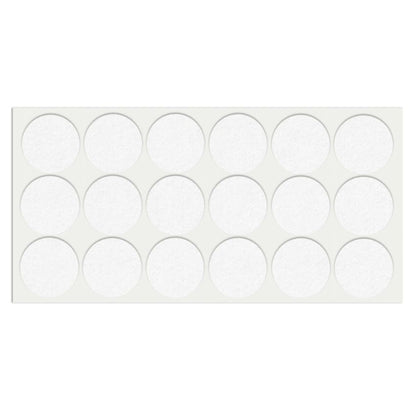 Self-Adhesive Felt Pad 1-3/8 inch NTP White 