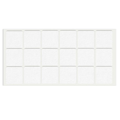 Self-Adhesive Felt Pad 1-3/8x1-3/8 inch NTP White 