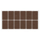 Self-Adhesive Felt Pad 1-3/8x2-3/16 inch Brown NTP 