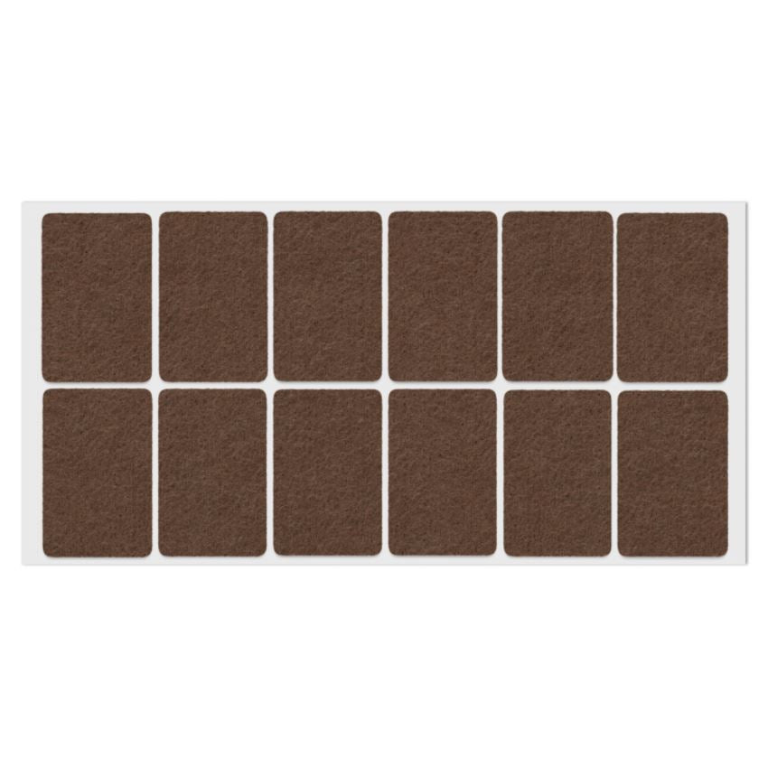 Self-Adhesive Felt Pad 1-3/8x2-3/16 inch NTP 
