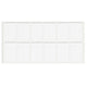Self-Adhesive Felt Pad 1-3/8x2-3/16 inch White NTP 
