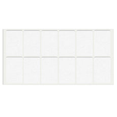 Self-Adhesive Felt Pad 1-3/8x2-3/16 inch White