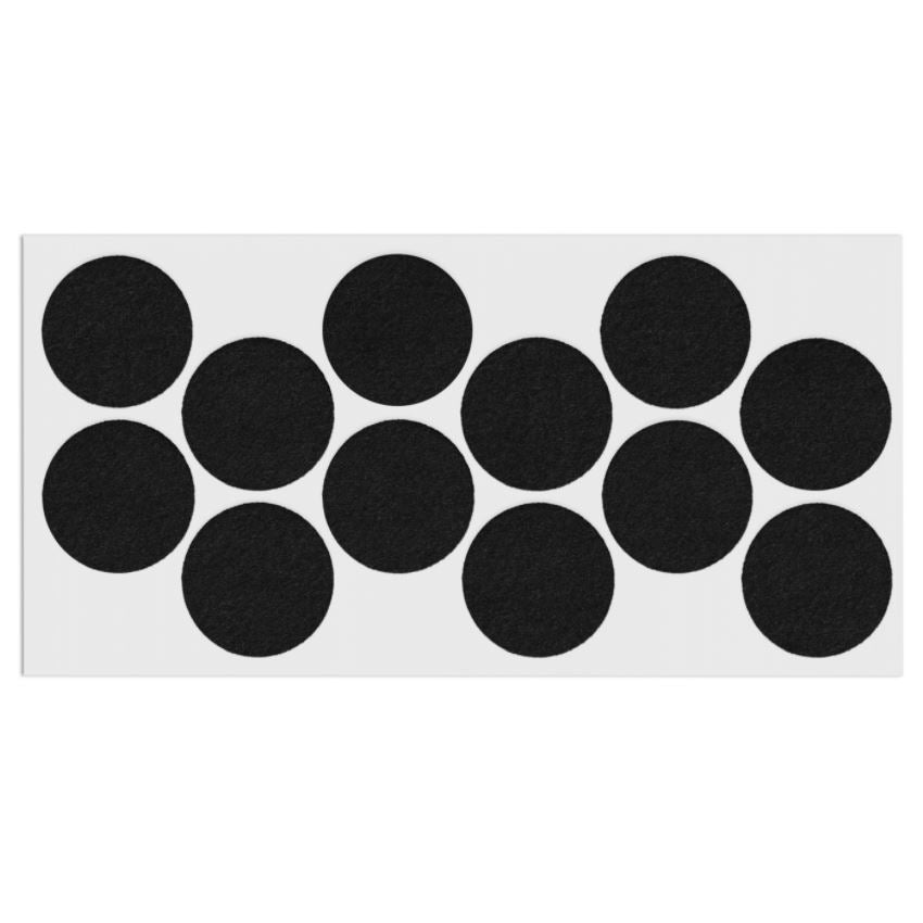 Self-Adhesive Felt Pad 1-9/16 inch NTP Black 