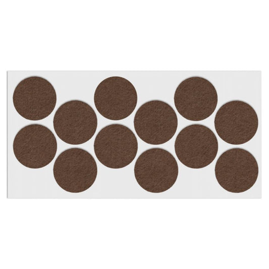 Self-Adhesive Felt Pad 1-9/16 inch NTP Brown 