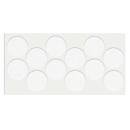 Self-Adhesive Felt Pad 1-9/16 inch NTP White 