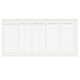 Self-Adhesive Felt Pad 1-9/16x3-9/16 inch White NTP 