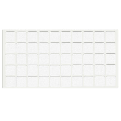 Self-Adhesive Felt Pad 13/16x13/16 inch White NTP 