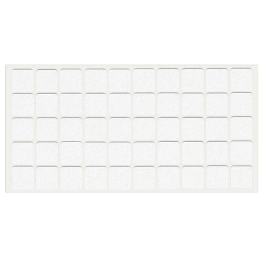 Self-Adhesive Felt Pad 13/16x13/16 inch White NTP 