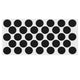 Self-Adhesive Felt Pad 15/16 inch NTP Black 