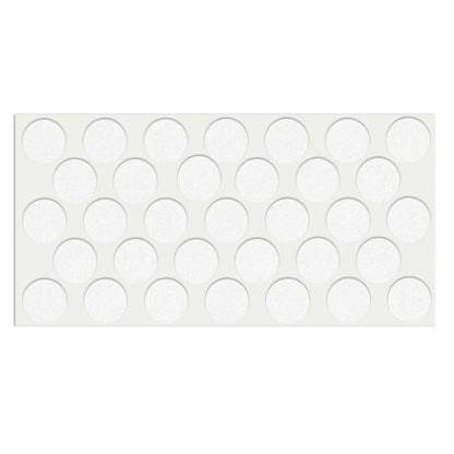 Self-Adhesive Felt Pad 15/16 inch NTP White 