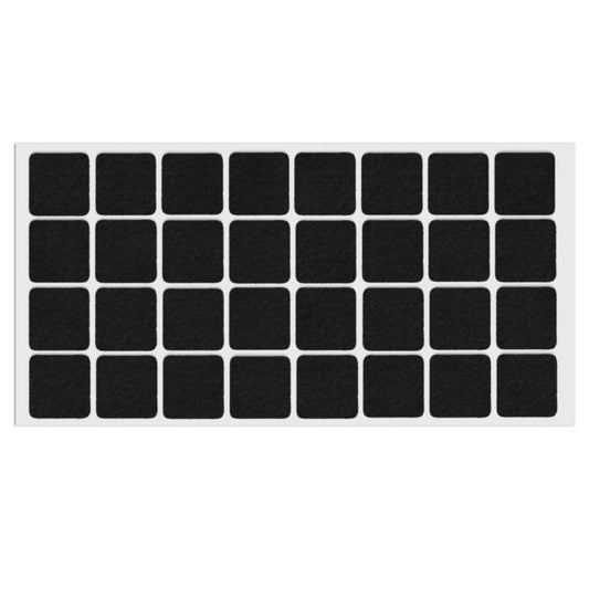 Self-Adhesive Felt Pad 1x1 inch NTP Black 