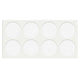 Self-Adhesive Felt Pad Ø1-15/16 inch White NTP 
