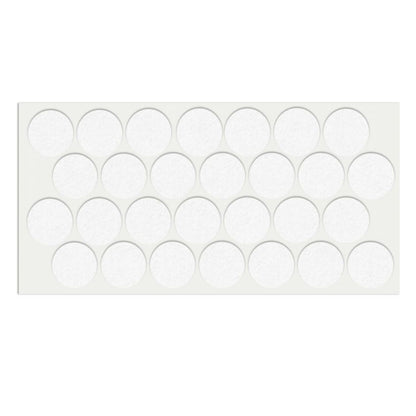 Self-Adhesive Felt Pad Ø1-1/8 inch White NTP 