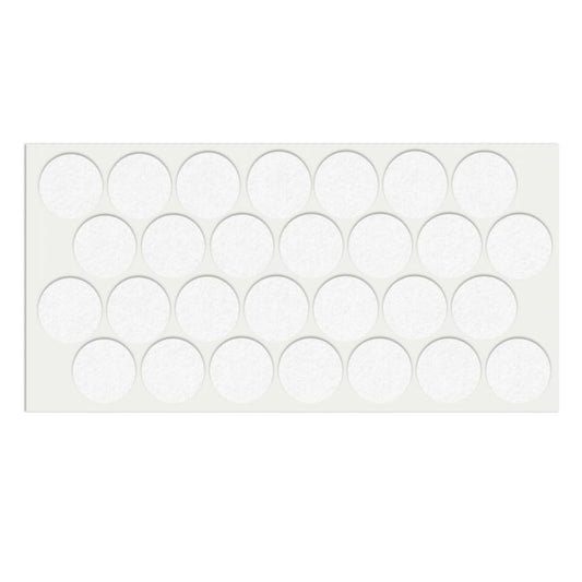 Self-Adhesive Felt Pad Ø1-1/8 inch White NTP 