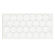 Self-Adhesive Felt Pad Ø1-1/8 inch White NTP 