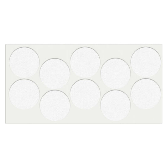 Self-Adhesive Felt Pad Ø1-3/4 inch White NTP 
