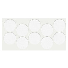Self-Adhesive Felt Pad Ø1-3/4 inch White