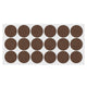 Self-Adhesive Felt Pad Ø1-3/8 inch Brown NTP 