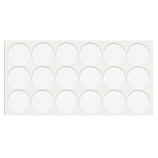 Self-Adhesive Felt Pad Ø1-3/8 inch White NTP 