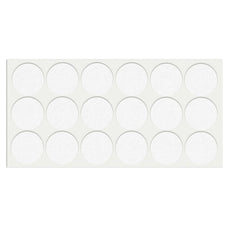Self-Adhesive Felt Pad Ø1-3/8 inch White