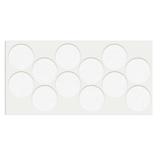 Self-Adhesive Felt Pad Ø1-9/16 inch White NTP 