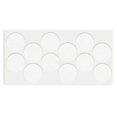 Self-Adhesive Felt Pad Ø1-9/16 inch White