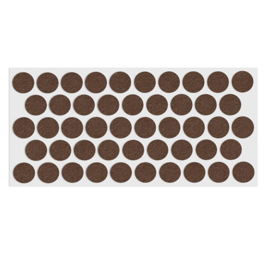 Self-Adhesive Felt Pad Ø13/16 inch Brown NTP 