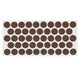 Self-Adhesive Felt Pad Ø13/16 inch Brown NTP 