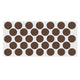 Self-Adhesive Felt Pad Ø15/16 inch Brown NTP 